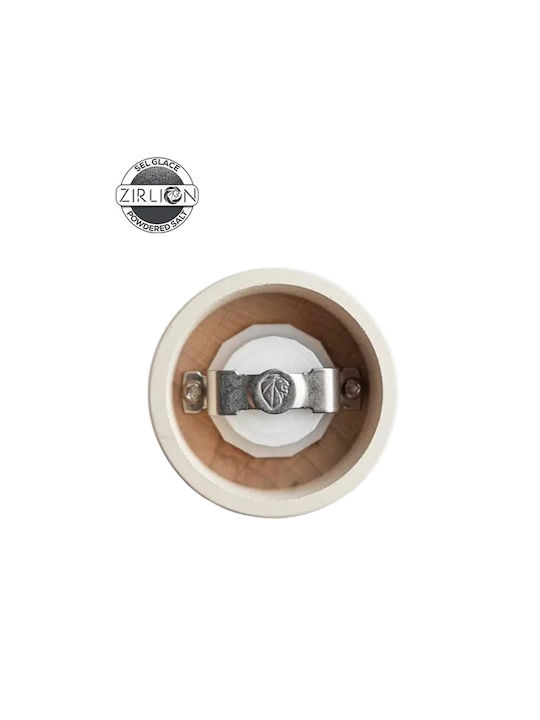 Peugeot Boreal Manual Salt Mill Wooden in White Color 21cm