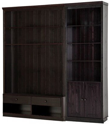 Saltoro 105 Wooden Living Room TV Unit Σκούρο Καφέ, Καφέ