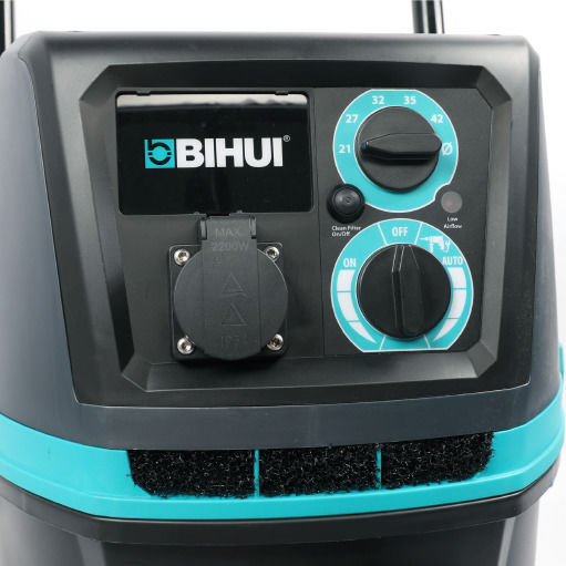 Bihui Staubsauger Flüssigkeiten / Feststoffe 2000W mit Kunststoff Behälter 35Es