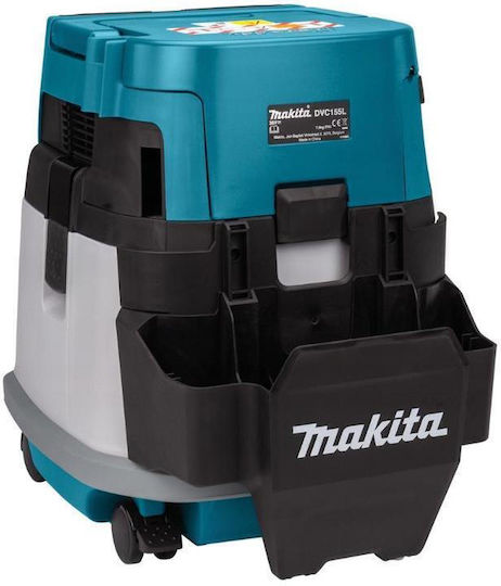 Makita Rechargeable Vacuum Wet / Dry with Plastic Bin 15lt