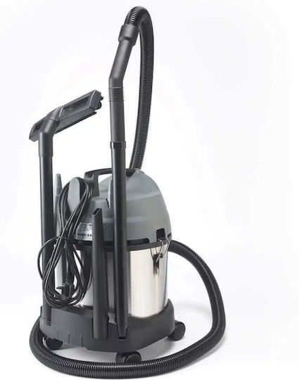 Karcher Прахосмукачка за Мокро / Сухо 1500W с Неръждаем Контейнер 20л Сребриста