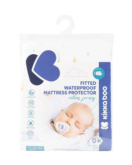Kikka Boo Triangles Водоустойчив Бебешко матрак за люлка Памучен 60x120бр