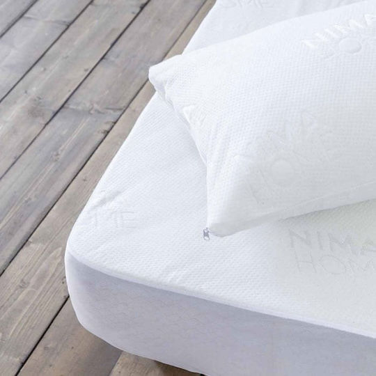 Nima Abbraccio Jacquard Wasserdichtes Baby Matratzenschoner Für Krippe mit Futter