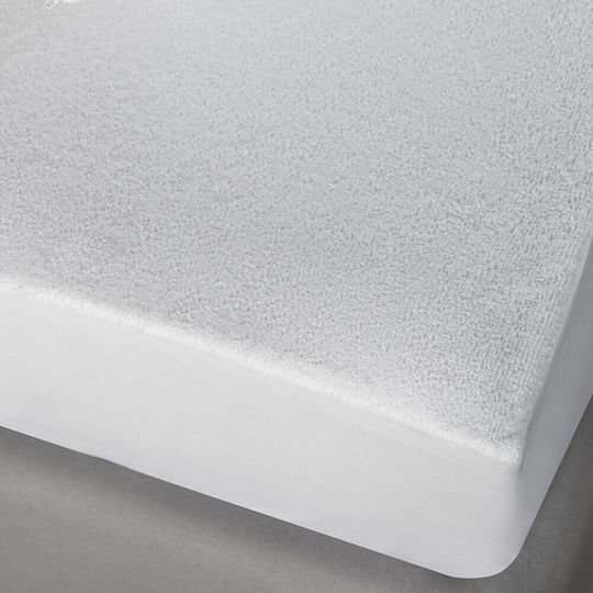 Melinen Protecție Impermeabilă pentru Pat Copii Antibacteriană Prosop cu Echipament 70x140x20 cm