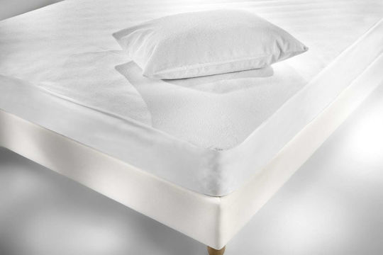 La Luna Fitted Waterproof Crib Mattress Protector Cotton 70x140cm