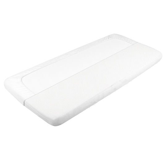 Matex Αδιάβροχο Βρεφικό Επίστρωμα Κούνιας White με Φάσα 60x120εκ.