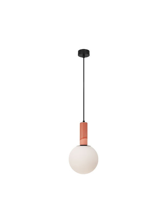 Zambelis Lights Pink Ceiling Light with E27 Socket 20x20cm