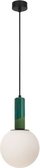 Zambelis Lights Κρεμαστό Φωτιστικό Πράσινο 20x20εκ. Zambelis Lights Κρεμαστό Φωτιστικό Πράσινο 20x20εκ.