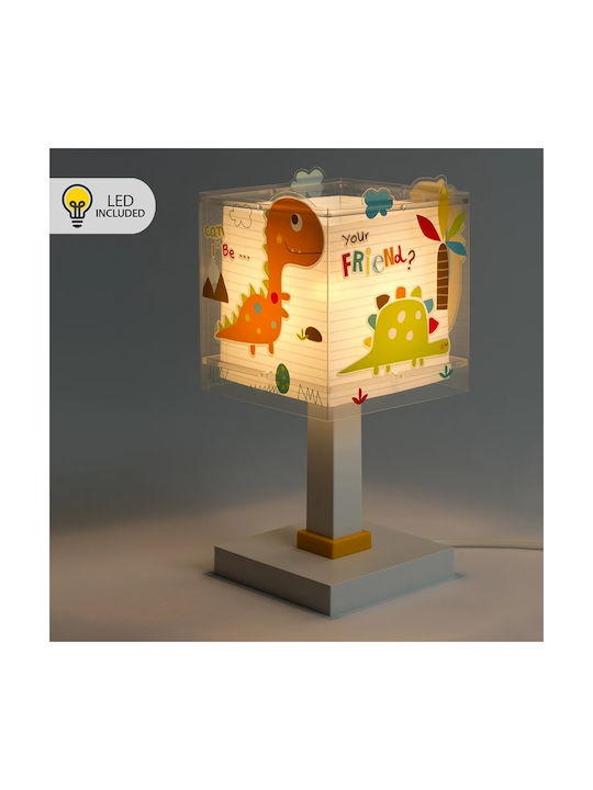 Ango LED Kinder Schreibtischlampe Dinos Hellblau