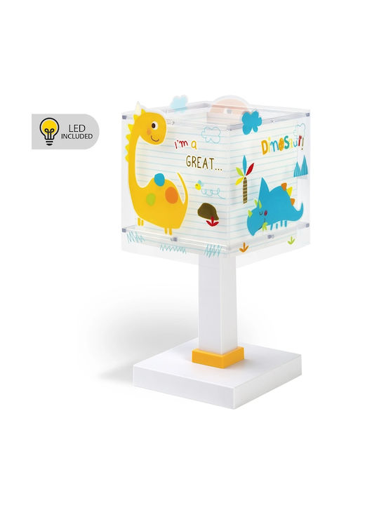 Ango LED Kinder Schreibtischlampe Dinos Hellblau