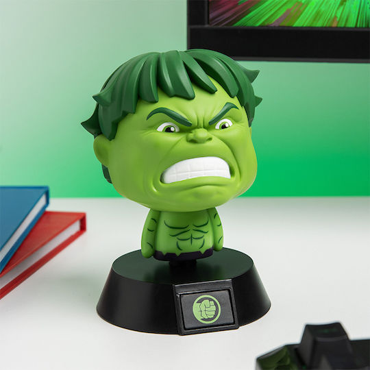 Paladone Lămpi De Masă Pentru Copii Decorațiuni Luminos Marvel - Hulk Verde