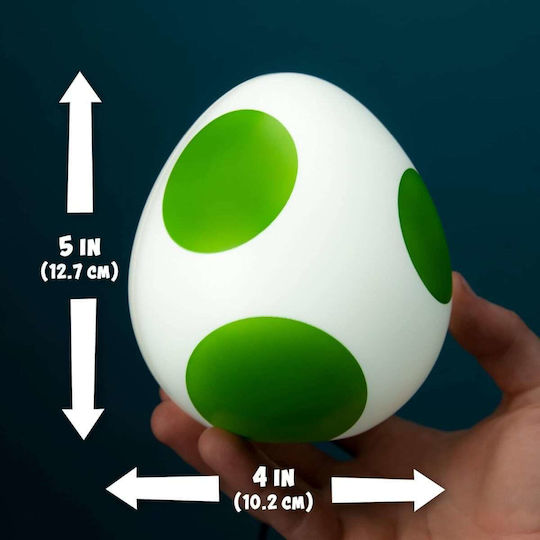 Paladone Kids Decorative Lamp Super Mario Bros Yoshi Egg Icon Light
