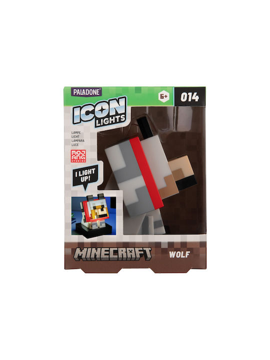 Minecraft Kinder Tischlampe Rotes 3cm