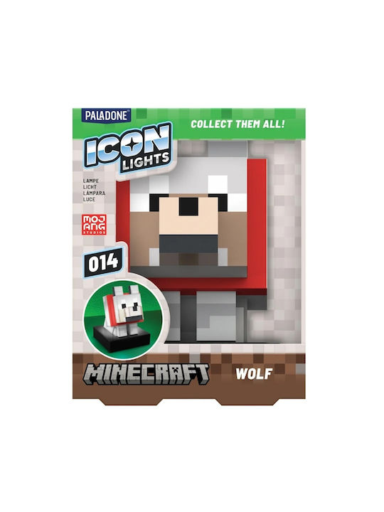 Minecraft Kinder Tischlampe Rotes 3cm