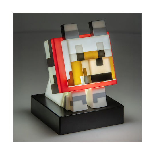 Minecraft Kids Decorative Lamp Red 3cm