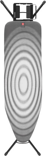 Brabantia Titan Oval Ironing Board for Boiler System Foldable 124x38x96cm