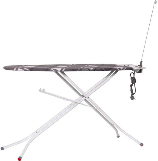 Eurogold Masă de călcat pentru fier de călcat cu aburi compactă 120x38cm