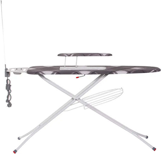 Eurogold Masă de călcat pentru fier de călcat cu aburi compactă 120x38cm