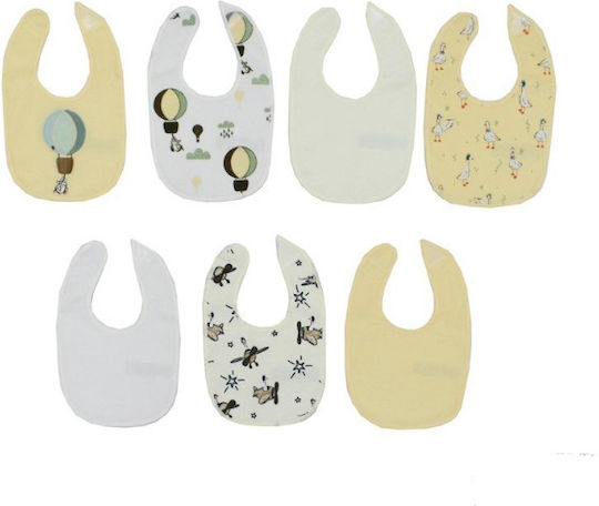 Dimcol Impermeabila Bavetă material textil cu autocolant Galben 7buc