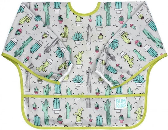 Bumkins Cacti Impermeabila Salopetă Plastic cu autocolant, Buzunar & Mâneci Multicoloră pentru 6 m+