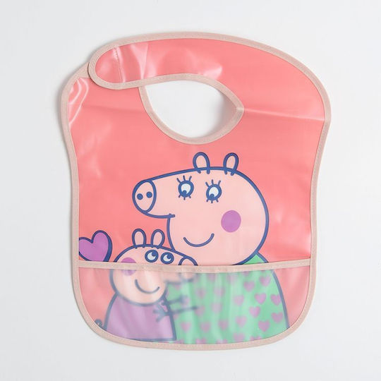 Cool Club Waterproof Plastic Baby Bib with Elastic Neck Opening with Pocket 3pcs