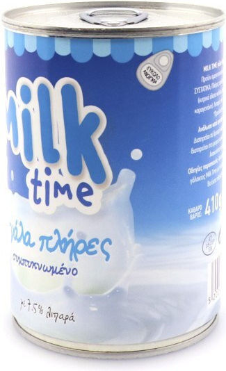 Milk Time Γάλα Εβαπορέ Πλήρες 410gr