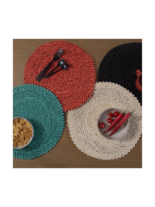 Nef-Nef Homeware Arenia Σουπλά Στρογγυλό Καφέ Nef-Nef Homeware Arenia Σουπλά Στρογγυλό Καφέ
