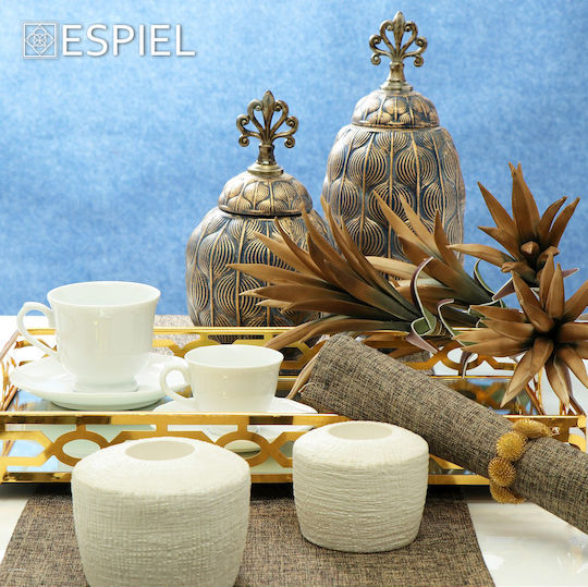 Espiel Platzdeckchen Stoff Bronze 45x30cm DYT120 1Stück