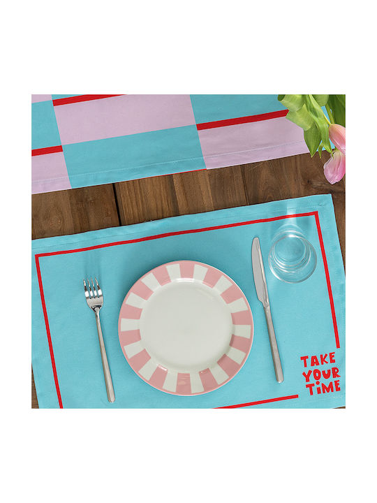 Palamaiki Fabric Placemats Blue 48x33cm
