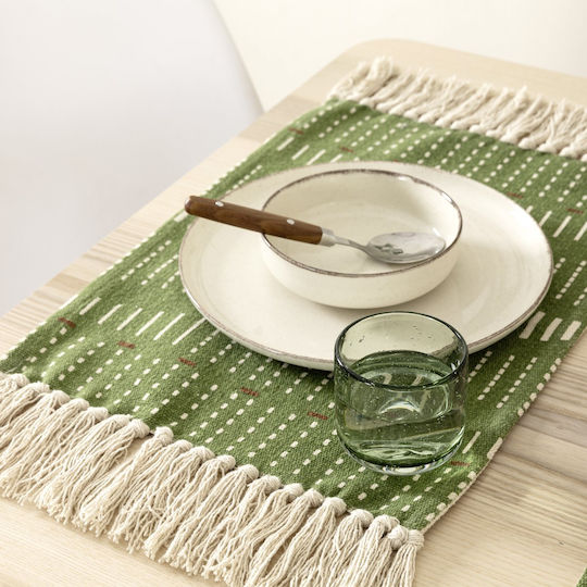 Nima Alyo Tischsets Stoff Grüne 44x32cm
