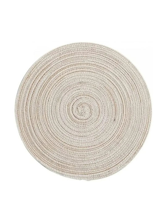 Lalos 4440 Placemat Round Wicker Blue 18cm 1pcs