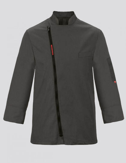 Toma Youniform Coat Chef Gray with Long Sleeve Fast