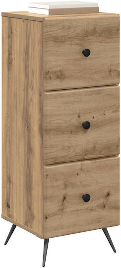 Sertar de Depozitare din Lemn cu 3 Sertare M33xL34.5xÎ90cm
