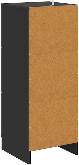 Comodă de Depozitare din Lemn cu 3 Sertare M33xL34.5xÎ87cm