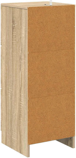 Sertar de Depozitare din Lemn cu 3 Sertare M33xL34.5xÎ87cm