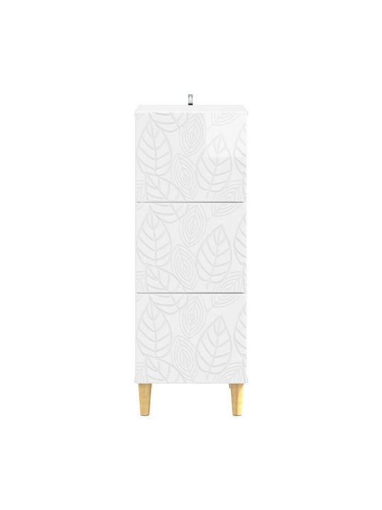 Wooden Storage Cabinet L33xW34.5xH90cm
