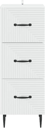 Metal Storage Cabinet L33xW34.5xH89.5cm