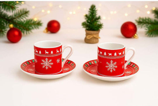 SteweHome Red Cup 4 Pieces