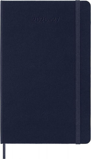 Moleskine Classic Planner 2026 2027 Weekly Notes 18 Month Blue Large 13x21 Hard Cover 8056999279783