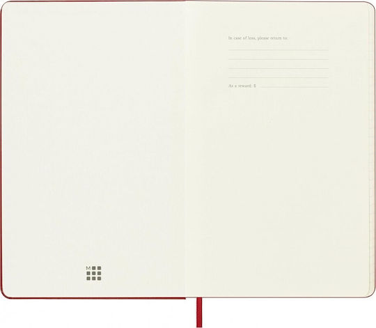 Moleskine Classic Planner 2026 2027 Weekly Notes 18 Month Red Large 13x21 Hard Cover 8056999279806