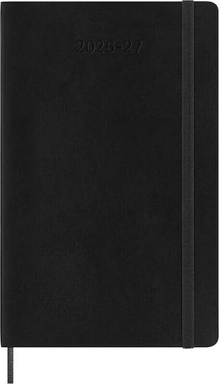 Moleskine Classic Planner 2026 2027 Weekly Notes 18 Month Black Large 13x21 Soft Cover 8056999279820