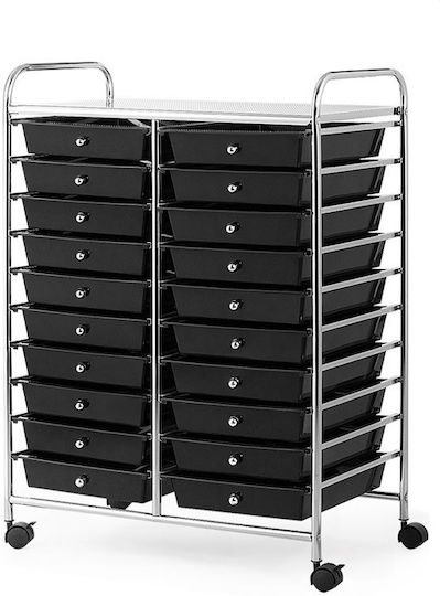 Costway Kleine Aufbewahrungsmöbel Schubladen M63xB37xH87cm