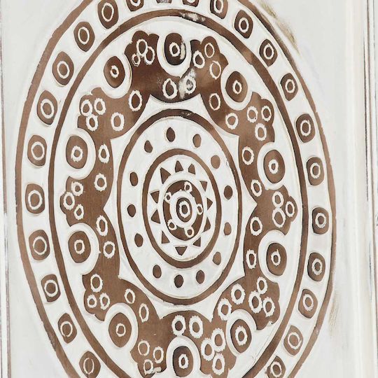 vidaXL Wanddekoration Braun aus Hölzernes 40x1.5x40cm 2 Stück