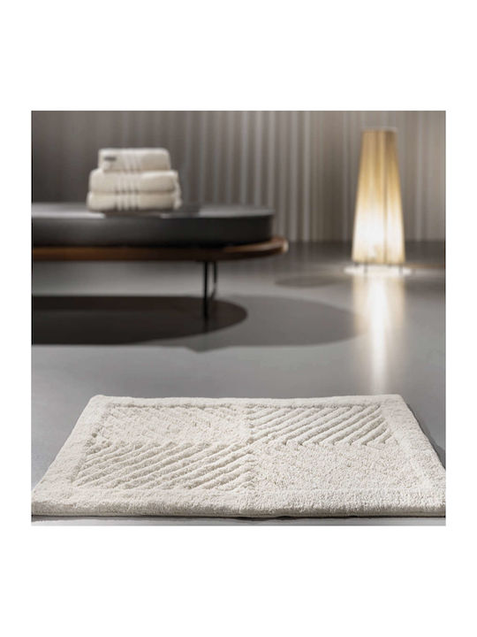 Guy Laroche Badematte Baumwolle Rechteckig Mozaik 1127091120027 Perla 40x60cm