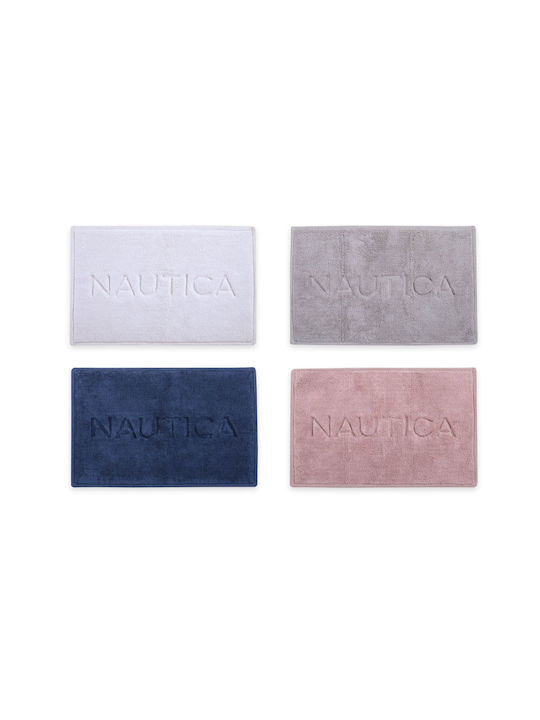 Nef-Nef Homeware Bath Mat Cotton Nau Coast Grey (036660) 50x80cm