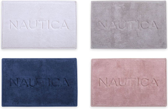 Nef-Nef Homeware Бански килим Памук Правоъгълена Nau Coast Grey (036660) 50x80бр
