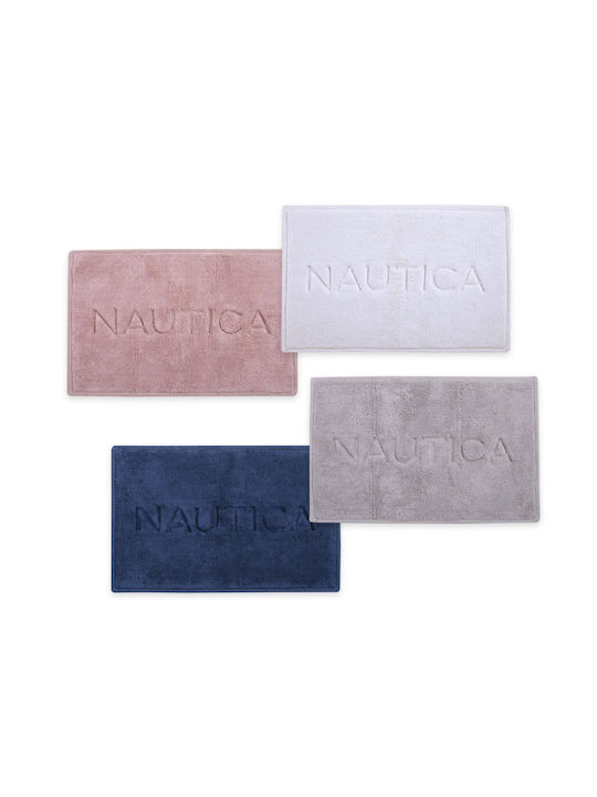 Nef-Nef Homeware Bath Mat Cotton Nau Coast Grey (036660) 50x80cm