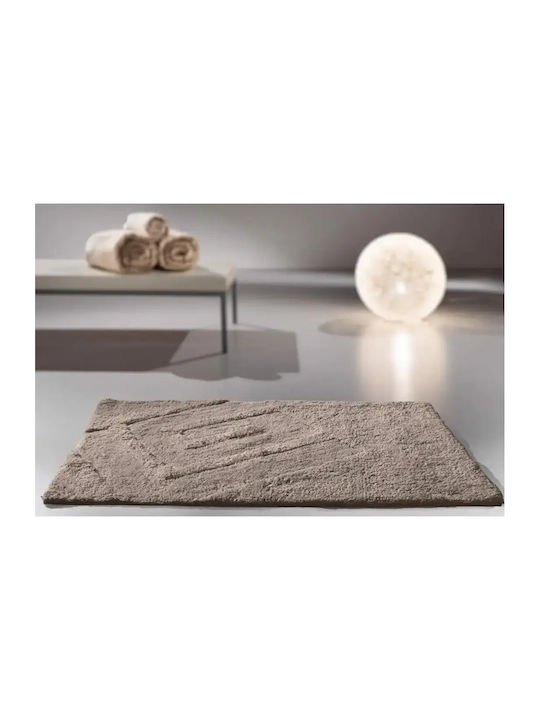 Guy Laroche Σετ Πατάκια Μπάνιου Βαμβακερό Trivia 1127091126036 Taupe 40x60εκ.