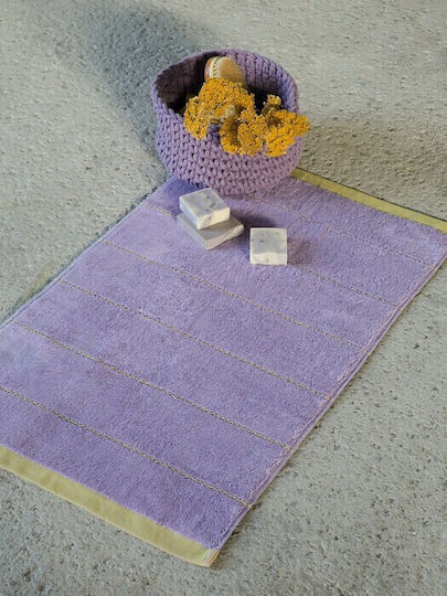 Nima Πατάκι Μπάνιου Βαμβακερό Agua 28726 Lavender 50x80εκ.
