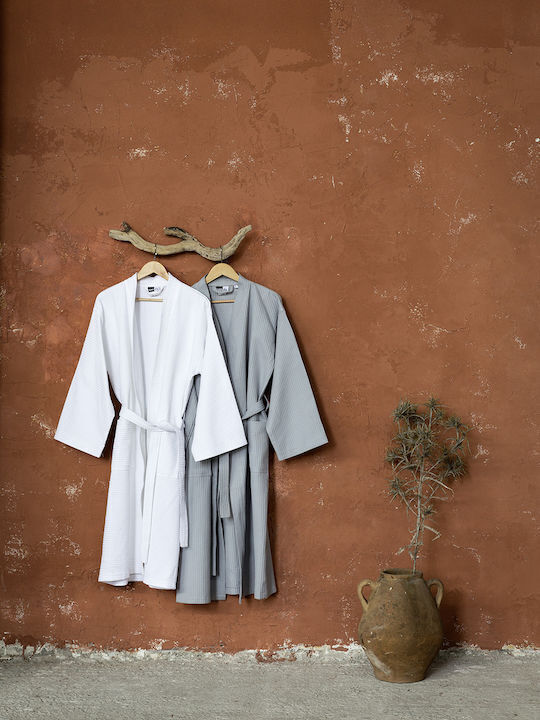 Nima Kimono Μπουρνούζι Gray 300gr/m²